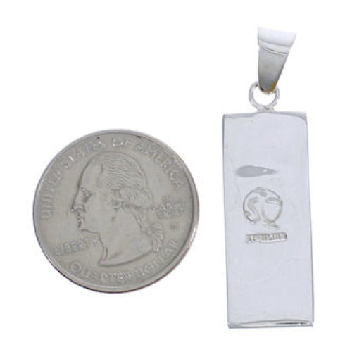 Southwestern Jewelry Turquoise Inlay Pendant EX29194