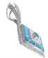 Southwest Turquoise Inlay Pendant Jewelry EX29241
