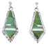 Turquoise And Genuine Sterling Silver Earrings EX31673