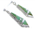Turquoise And Genuine Sterling Silver Earrings EX31673