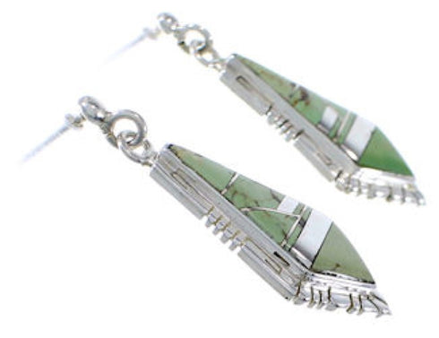Turquoise Sterling Silver Southwest Earrings EX31675