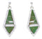 Genuine Sterling Silver And Turquoise Earrings EX31677