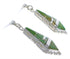 Genuine Sterling Silver And Turquoise Earrings EX31677
