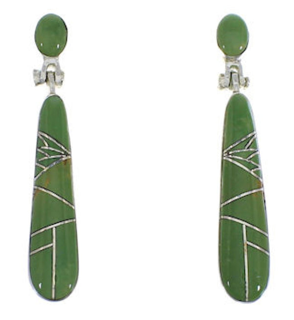 Southwest Silver And Turquoise Earrings EX31692