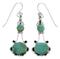 Sterling Silver And Turquoise Southwest Earrings EX31740