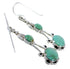 Sterling Silver And Turquoise Southwest Earrings EX31740