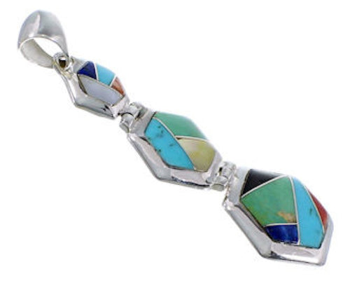 Sterling Silver And Multicolor High Quality Jewelry Pendant PX30609