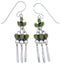 Southwest Jewelry Turquoise Sterling Silver Hook Earrings EX30076