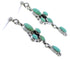 Sterling Silver Southwest Turquoise Post Dangle Earrings FX30838