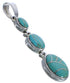 Sterling Silver And Turquoise Substantial Pendant Jewelry PX29326