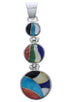Multicolor Sterling Silver High Quality Southwest Pendant PX29330