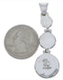 Multicolor Inlay Substantial Silver Jewelry Pendant PX29331