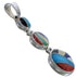 Genuine Sterling Silver And Multicolor Sturdy Pendant Jewelry PX29333