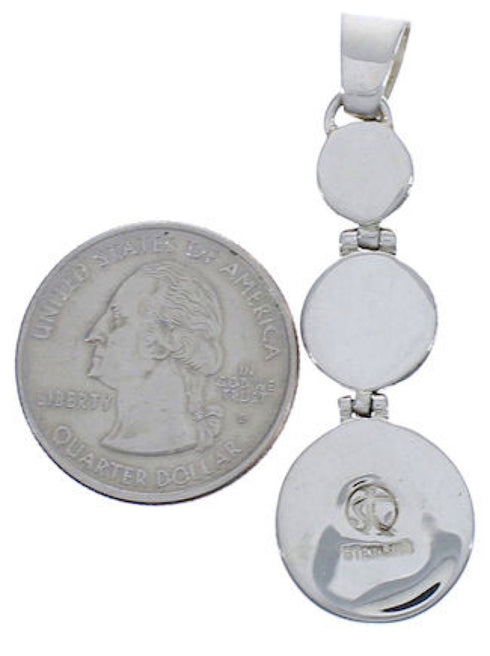 Genuine Sterling Silver And Multicolor Sturdy Pendant Jewelry PX29333