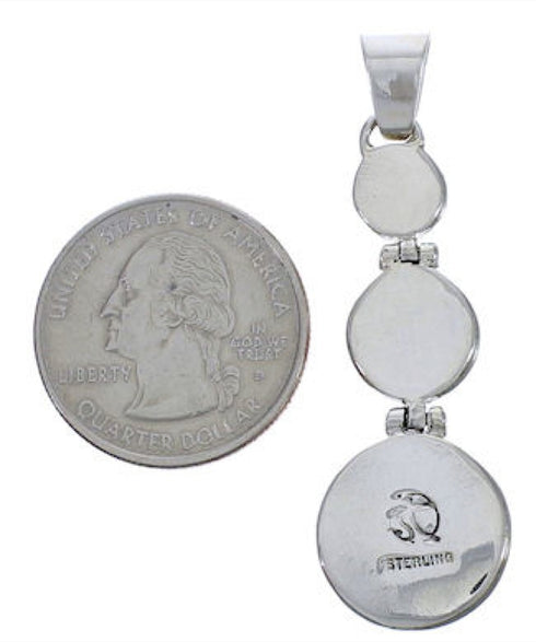 Multicolor Southwestern High Quality Silver Jewelry Pendant PX29334