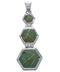 Well-Built Turquoise Sterling Silver Pendant PX29336