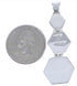 Genuine Sterling Silver Substantial Turquoise Pendant PX29337