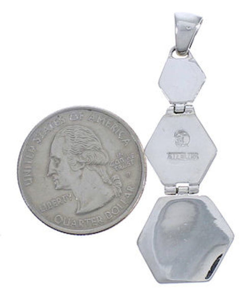 Southwest High Quality Turquoise Inlay Pendant Jewelry PX29338