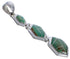Sturdy Silver Southwestern Turquoise Pendant Jewelry PX29340