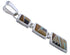 Genuine Sterling Silver Multicolor Substantial Jewelry Pendant PX29350