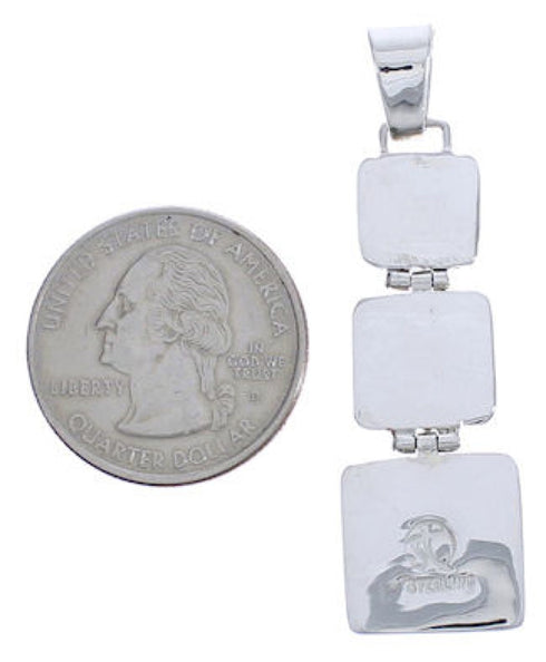 Genuine Sterling Silver Multicolor Substantial Jewelry Pendant PX29350