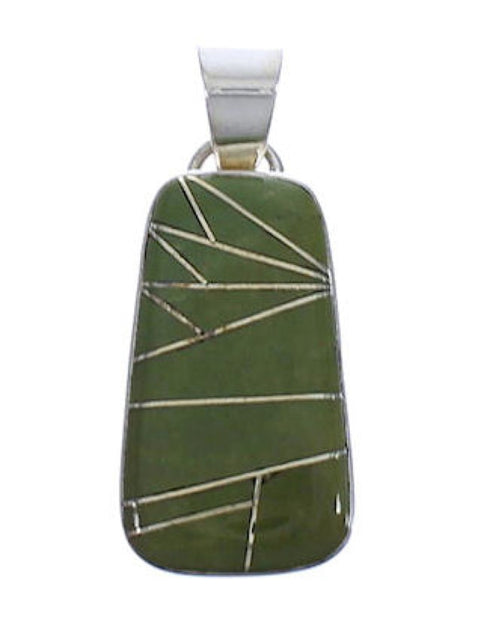 Turquoise Well-Built Genuine Sterling Silver Pendant PX29367