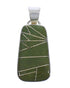 Turquoise Well-Built Genuine Sterling Silver Pendant PX29367