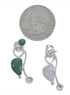 Sterling Silver Southwestern Turquoise Post Earrings EX31301