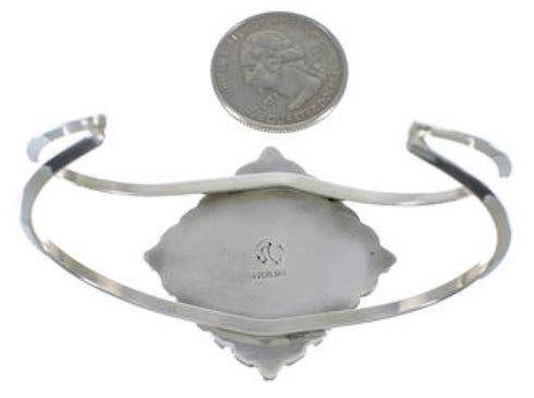 Multicolor Genuine Sterling Silver Cuff Bracelet EX29355