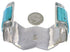 Genuine Sterling Silver Turquoise Southwest Cuff Bracelet EX29371