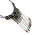 Silver Jewelry Turquoise Multicolor Link Necklace Set HS28567