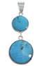 Turquoise And Sterling Silver Southwest Pendant PX29688