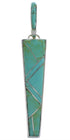 Genuine Sterling Silver And Turquoise Inlay Pendant Jewelry PX29729