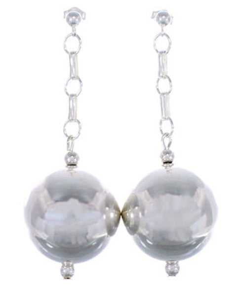 Genuine Sterling Silver Southwestern Post Dangle Earrings PX31457