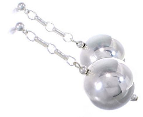 Genuine Sterling Silver Southwestern Post Dangle Earrings PX31457