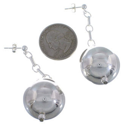 Genuine Sterling Silver Southwestern Post Dangle Earrings PX31457