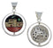 Multistone Native American Design Silver Reversible Pendant RS41509