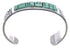Southwest Turquoise Genuine Sterling Silver Cuff Bracelet CX49917