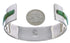 Sterling Silver Turquoise Inlay Southwestern Cuff Bracelet CX49923