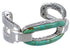 Turquoise Inlay Sterling Silver Southwest Cuff Bracelet CX49931