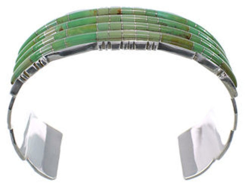 Turquoise Southwest Authentic Sterling Silver Cuff Bracelet CX49952