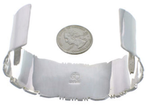 Turquoise Southwest Authentic Sterling Silver Cuff Bracelet CX49952