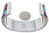Sterling Silver Multicolor Southwest Cuff Bracelet TX40403