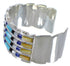 Southwestern Sterling Silver Multicolor Bracelet TX40457