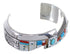 Multicolor Sterling Silver Cuff Bracelet TX40565