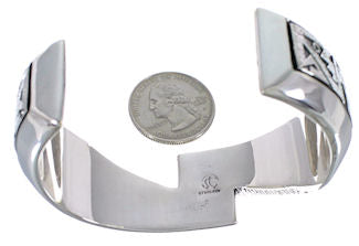 Multicolor Sterling Silver Cuff Bracelet TX40565