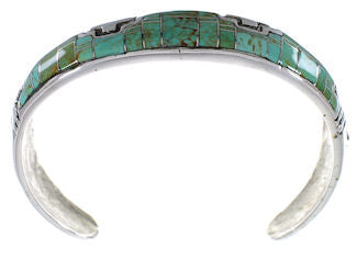 Sterling Silver Turquoise Jewelry Southwest Cuff Bracelet TX40576