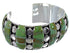 Genuine Sterling Silver Turquoise Well-Built Cuff Bracelet TX40592