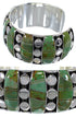Genuine Sterling Silver Turquoise Well-Built Cuff Bracelet TX40592