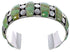 Genuine Sterling Silver Turquoise Well-Built Cuff Bracelet TX40592